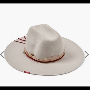 Lucky brand layered gray Panama hat! Wool hat